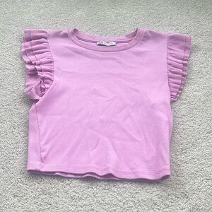 Zara ruffled top